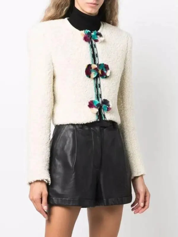 Real Housewives of Atlanta S17 Shamea Morton Pompom Jacket