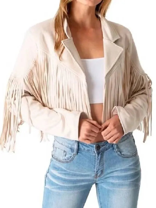Real Housewives of Orange County S20 Jennifer Pedranti Fringe Jacket