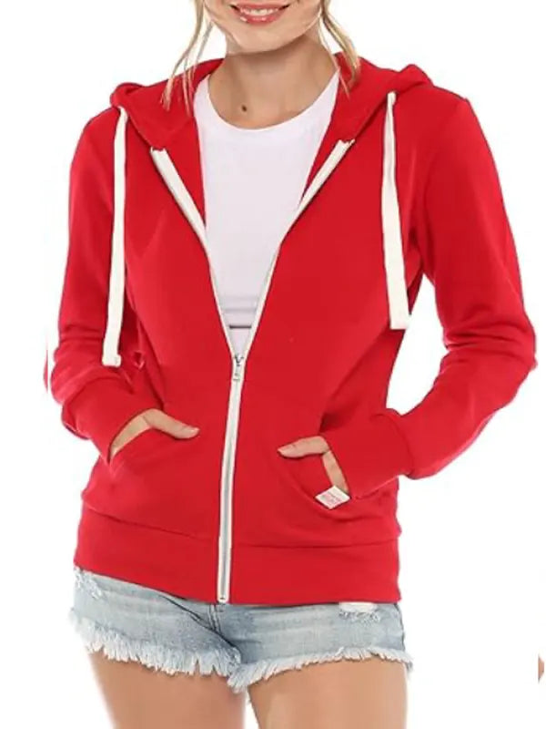 Real Housewives of Orange County S20 Tamra Judge Red Zip Hoodie