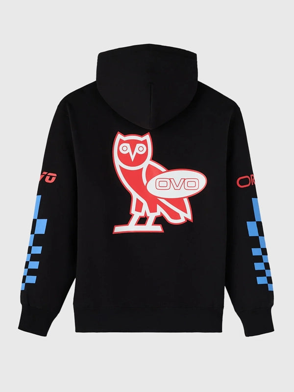 OVO Red Bull Racing Finish Line Black Hoodie