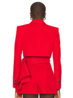 Red Alexander Mcqueen Jacket