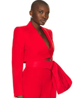 Red Alexander Mcqueen Jacket