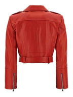 Red Alexander Mcqueen Jacket
