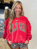 Red Leopard Lulu Mac Sweatshirt