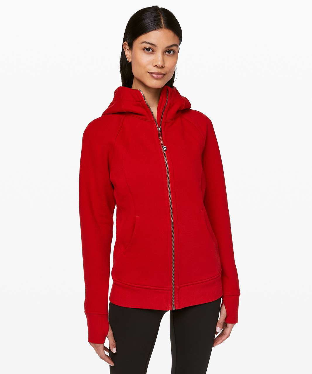 Red Lululemon Scuba Jacket