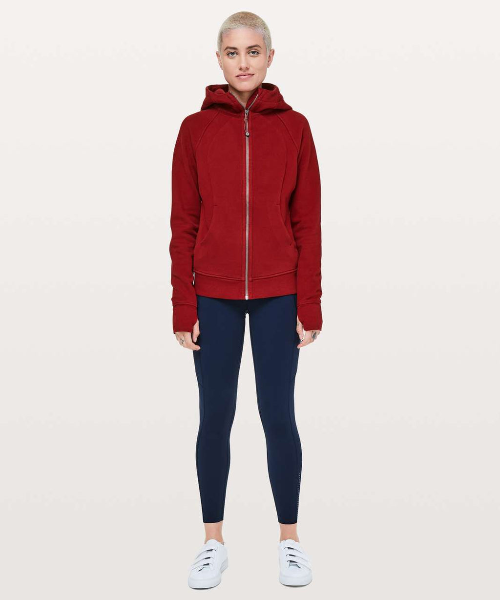 Red Lululemon Scuba Jacket