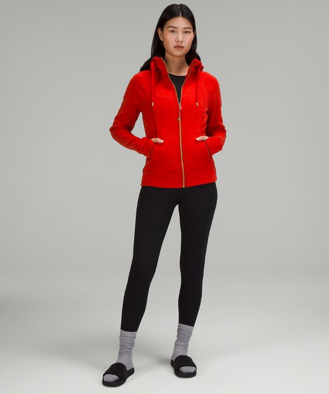 Red Lululemon Scuba Jacket