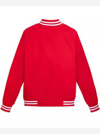 Red Mickey Mouse Letterman Jacket