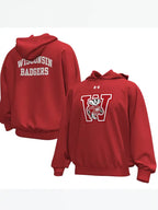 Red Wisconsin Badgers Hoodie