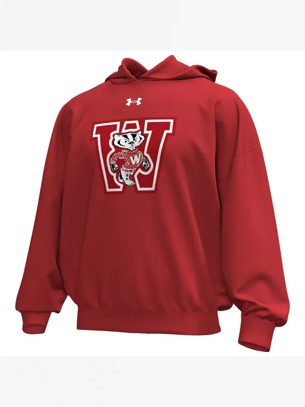 Red Wisconsin Badgers Hoodie