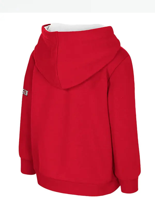 Red Wisconsin Badgers Hoodie