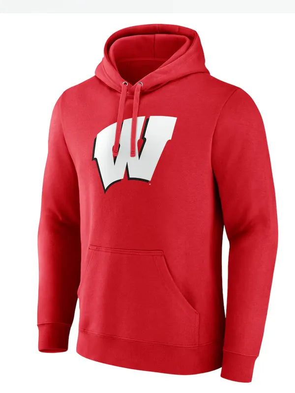 Red Wisconsin Badgers Hoodie