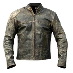 Retro Distressed Hooligan Leather Jacket