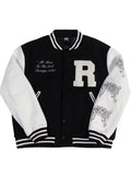Revenge Varsity Jacket Black