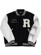 Revenge Varsity Jacket Black
