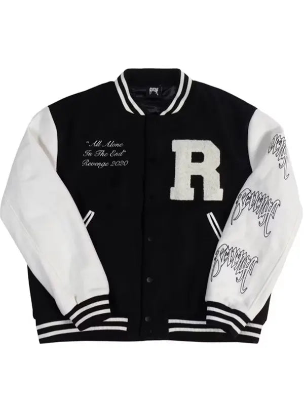 Revenge Varsity Jacket Black