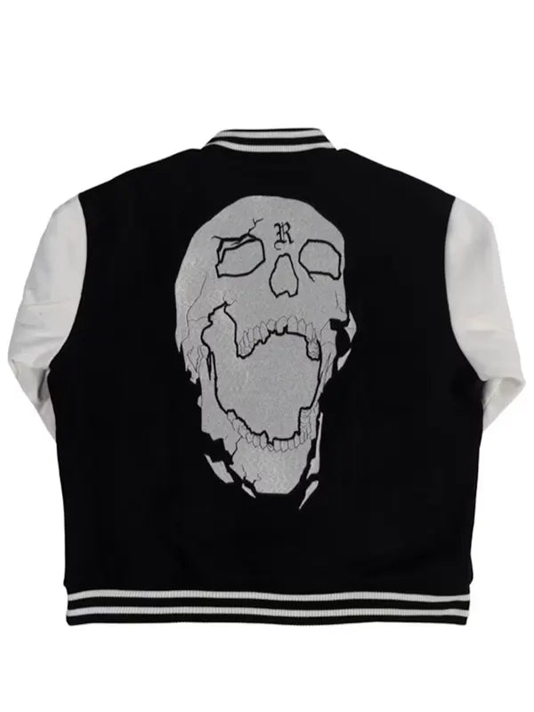 Revenge Varsity Jacket Black