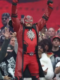 WrestleMania 42 Rey Mysterio Red Leather Coat