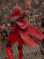 WrestleMania 42 Rey Mysterio Red Leather Coat