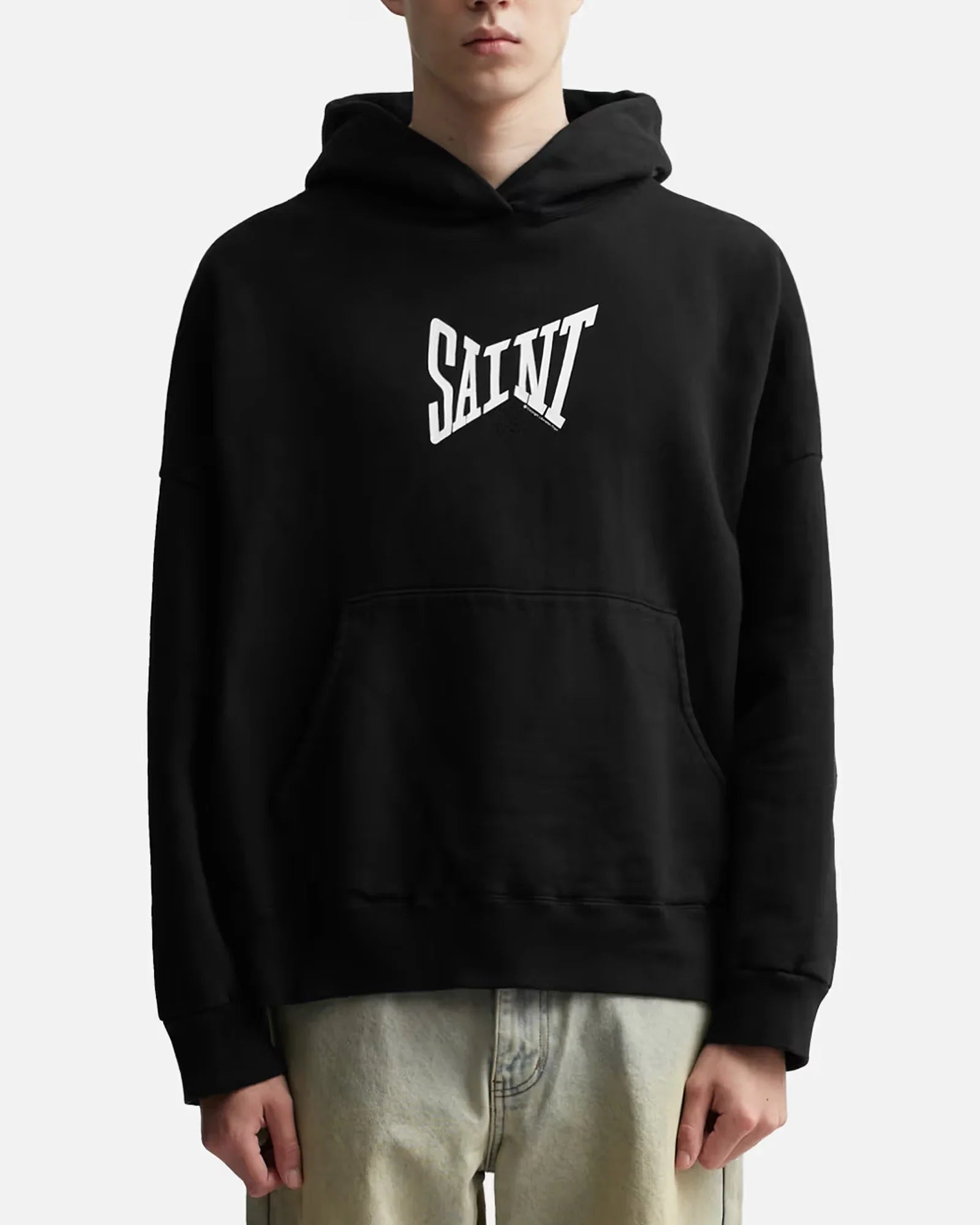 Ribbon-Saint-Black-Hoodie