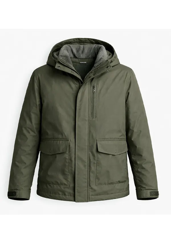 Rooster 2026 Steve Carell Hooded Jacket