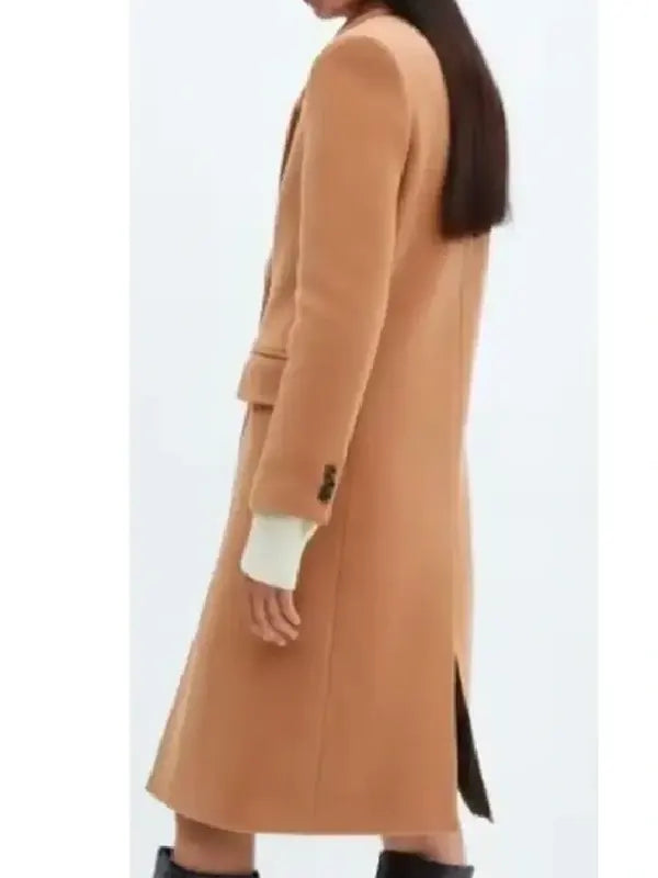 Run Away 2026 Ingrid Oliver Brown Wool Coat