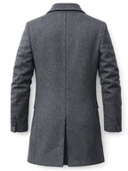 Run Away S01 James Nesbitt Grey wool Coat