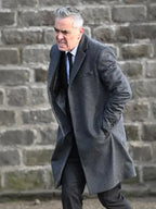 Run Away S01 James Nesbitt Grey wool Coat