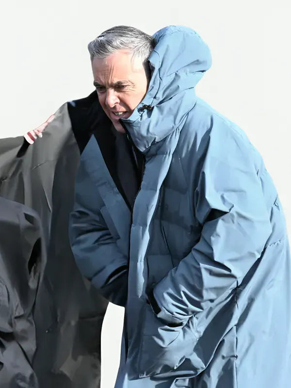 Run Away S01 Simon Greene Blue Hooded Coat