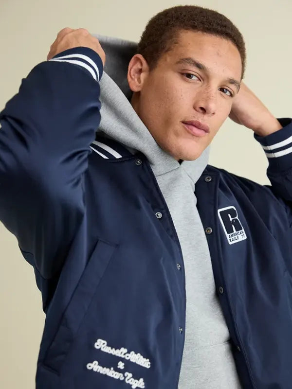 Russell Athletic Jacket Blue