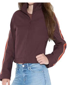 S01 Sherry Cola Wild Vacation Rentals Maroon Jacket