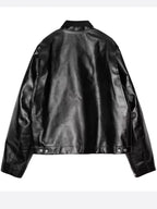 Sacai Leather Jacket Black