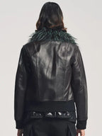 Sacai Leather Jacket Women