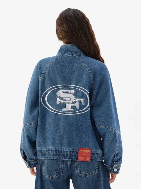 Off Season 49ers Oversized Denim Jacket