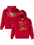 San Francisco 49ers Ovo Red Hoodie
