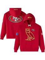 San Francisco 49ers Ovo Red Hoodie