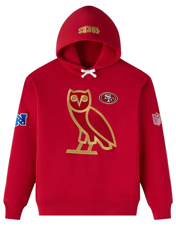 San Francisco 49ers Ovo Red Hoodie