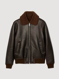 Sandro-Leather-Jacket-Black-With-Fur-Collar