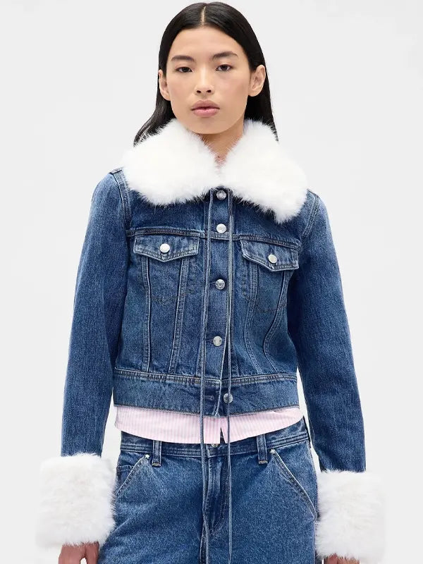 Sandy Liang Gap Blue Jacket