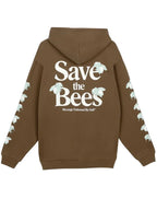 Save-The-Bees-Zip-Up-Hoodie-Brown