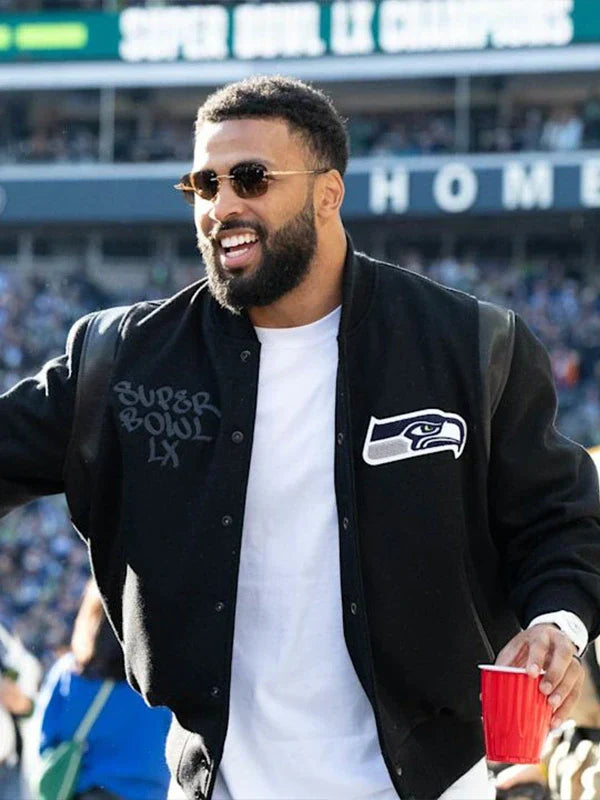 Seahawks-Julian-Love-Super-Bowl-LX-Parade-Jacket-Black