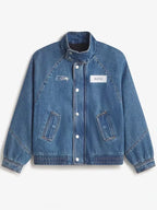 Off Season Seahawks Oversized Denim Jacket