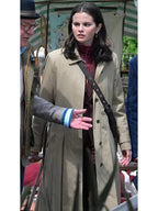 Only Murders In The Building S06 Selena Gomez Beige Coat