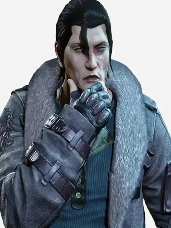Sergei Dragunov Tekken 8 Grey Fur Coat