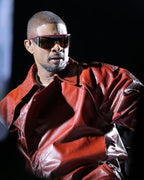 Usher R&B Tour 2026 Red Leather Jacket