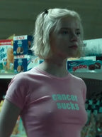 Lucky S01 Anya Taylor-Joy Cancer Sucks Pink Top