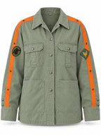 Shrinking Liz Army Green Jacket