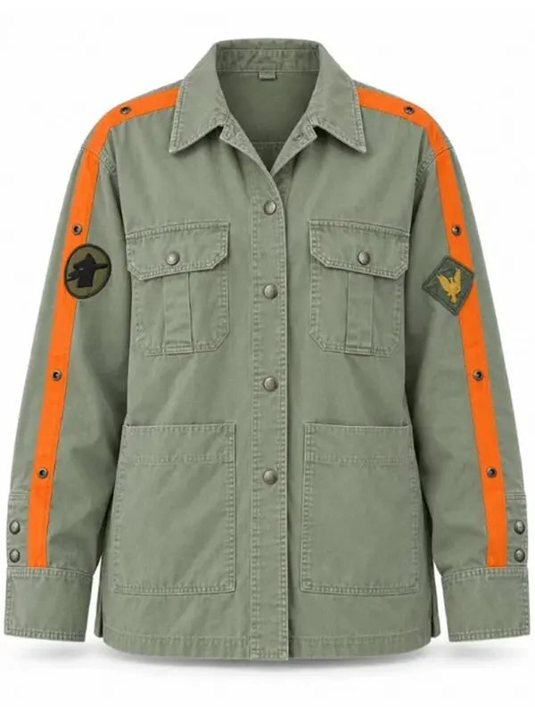 Shrinking Liz Army Green Jacket