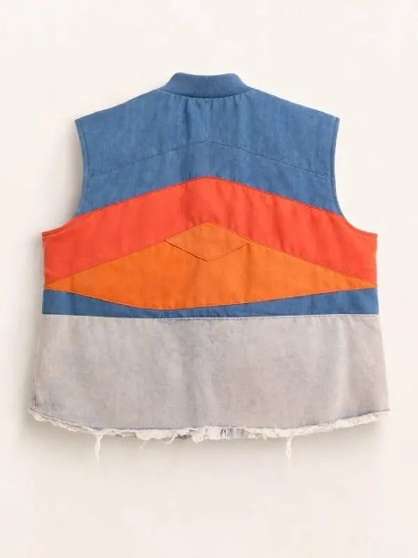 Shrinking S3 Christa Miller Colorblock Puffer Vest