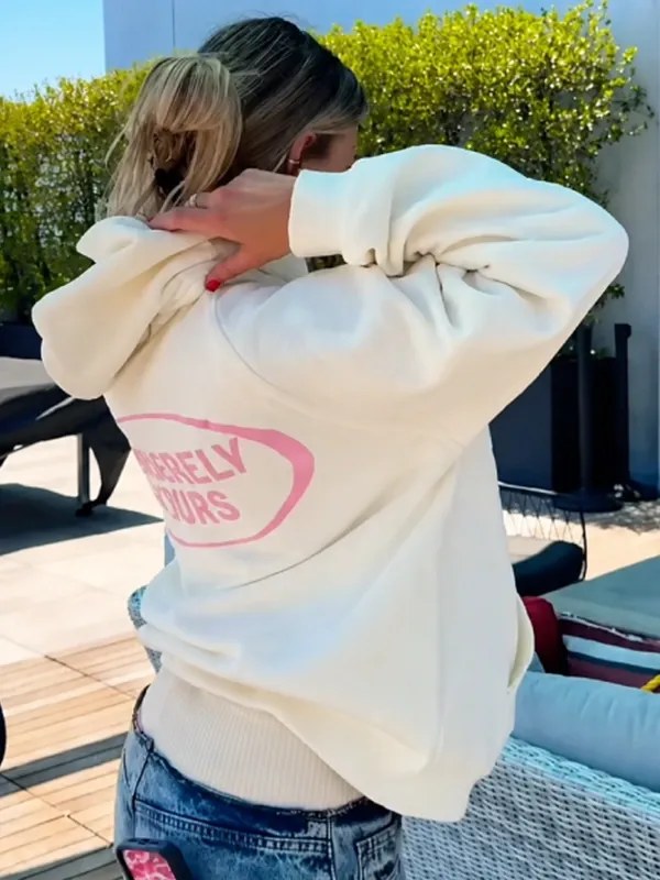 Sincerely Yours Hoodie With Gloss Pocket
